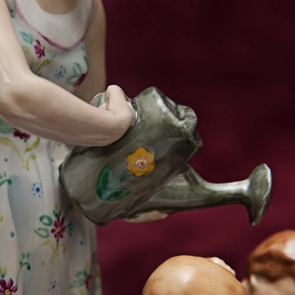 Авторская Фарфоровая Статуэтка «В жаркий полдень», ДФЗ - Дулево, СССР -1962 год. 