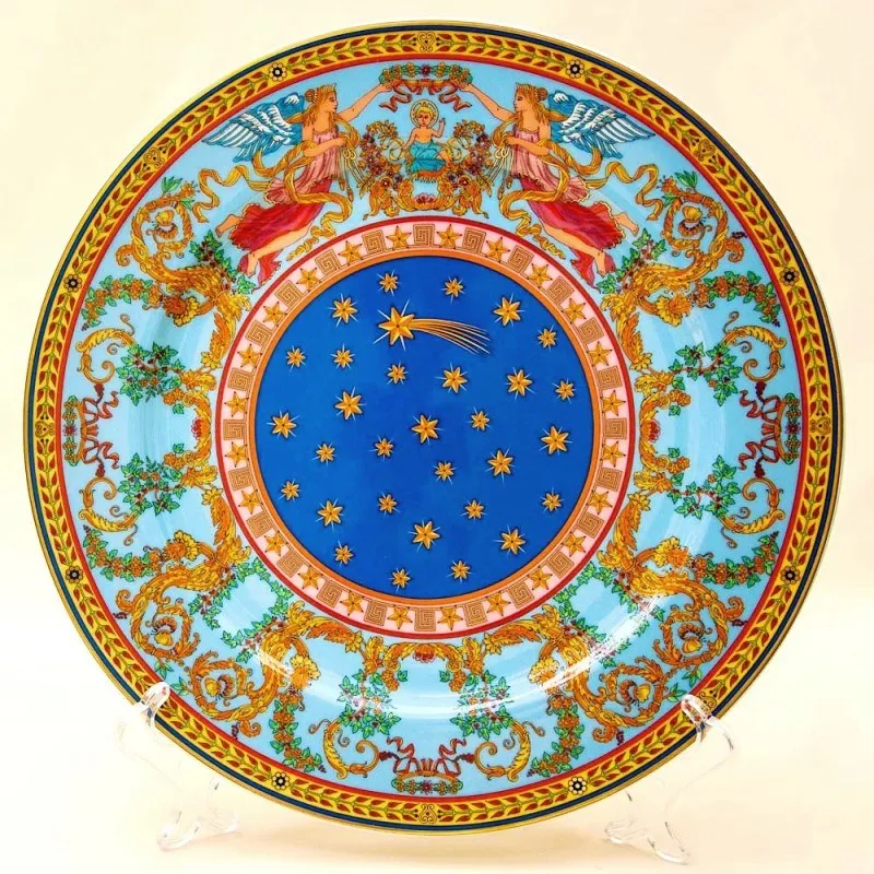 Коллекционная Тарелка - Блюдо «РОЖДЕНИЕ» Фарфор, VERSACE, Rosenthal Германия -1997 год.