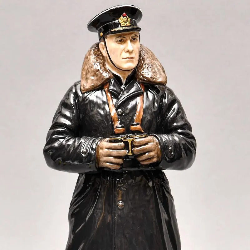 Коллекционная Авторская Статуэтка «Адмирал СССР - Головко А.Г.», фарфор, Россия. 