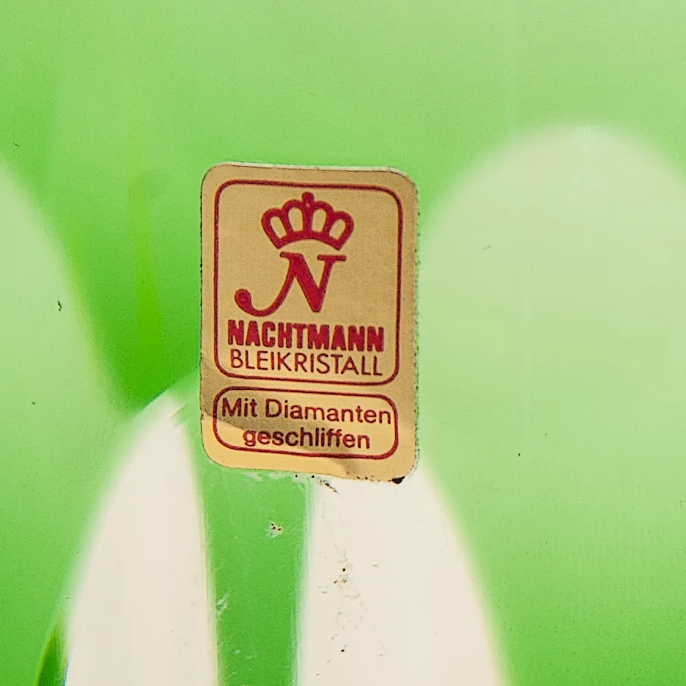 Набор для Виски Графин и 4-е Стакана серия «ANTIKA» Цветной Хрусталь, NACHTMANN Германия, 70 -е годы.