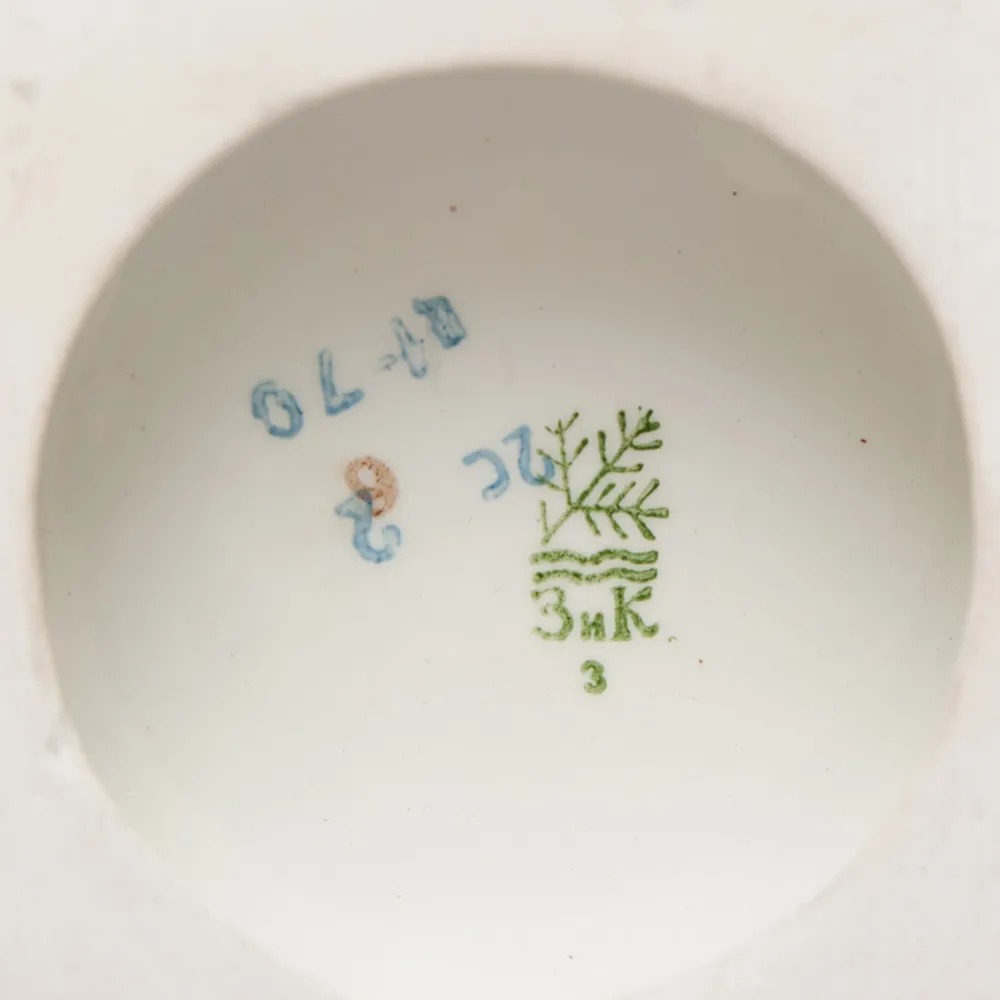 Миниатюрная Фаянсовая Композиции - Статуэтка «Царь-Колокол» СССР ЗиК Конаково -60 гг. 