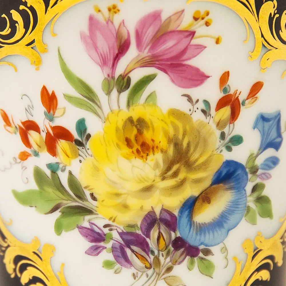 Коллекционная Фарфоровая Ваза Н - 14 см., MEISSEN / МЕЙСЕН, Германия - 1982 год.