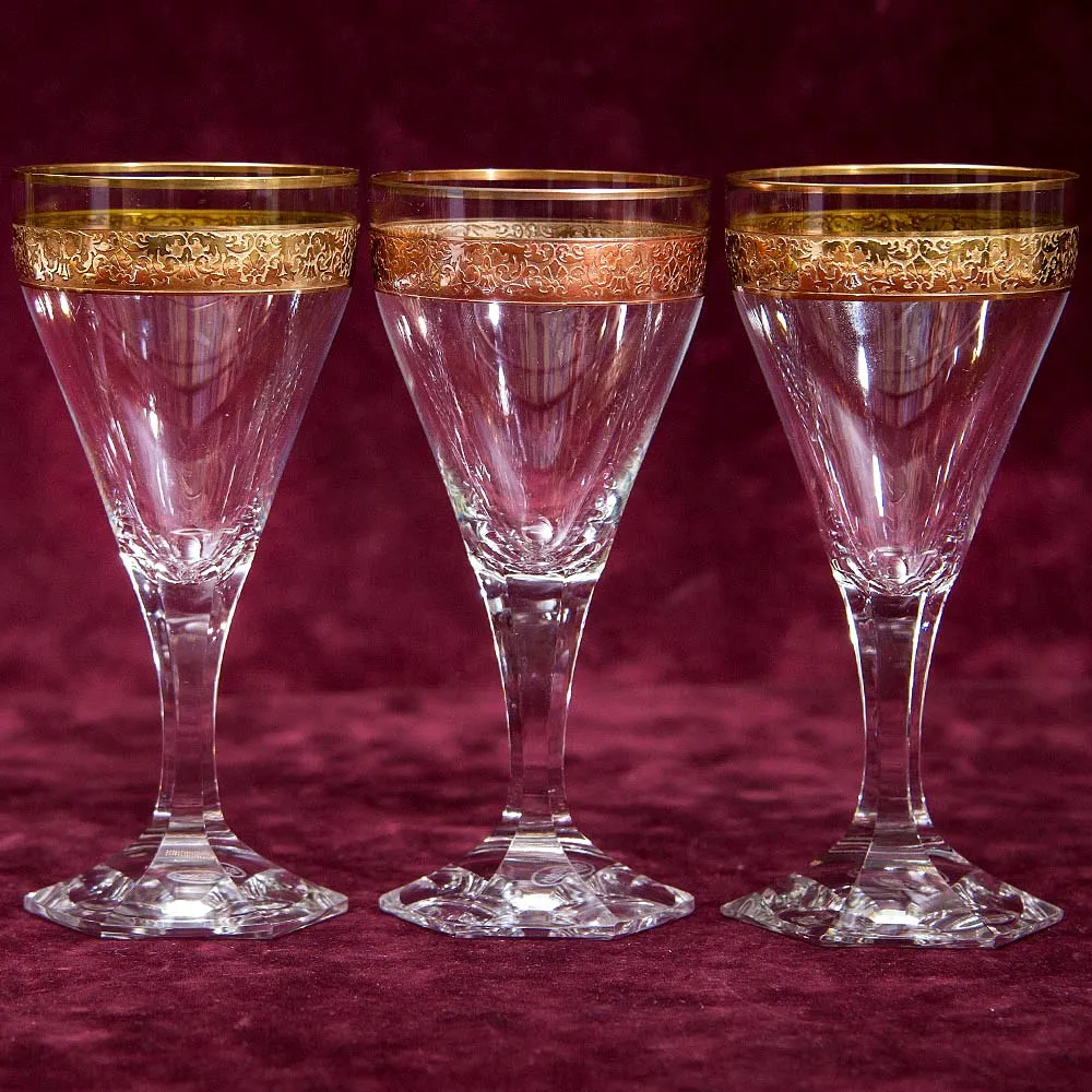 Набор 6-ть Хрустальных Бокалов для Вина, серия «Copenhagen», MOSER - МОЗЕР Чехия.