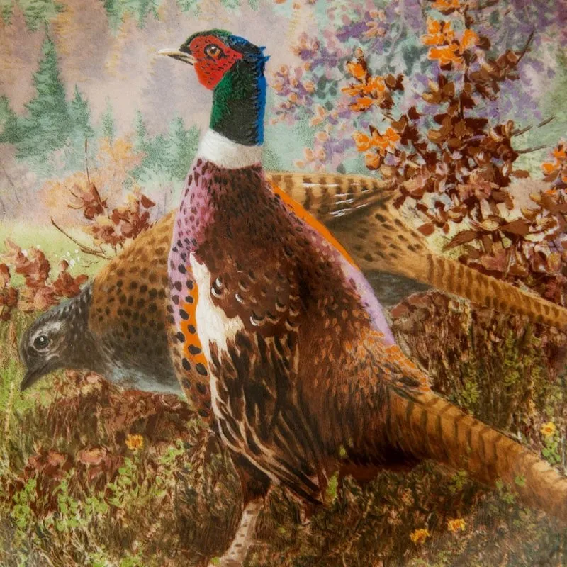 Коллекционная Тарелка «ФАЗАНЫ» Фарфор KAISER Porzellan Германия 1992 год.