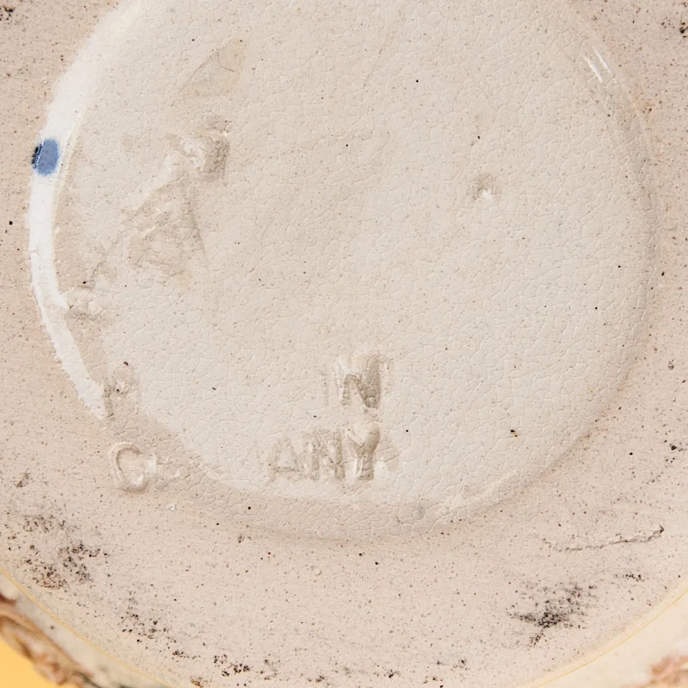 Крюшонница - Горшок для Глинтвейна «Старинные Замки» + 4-е Кружки Фаянс Германия