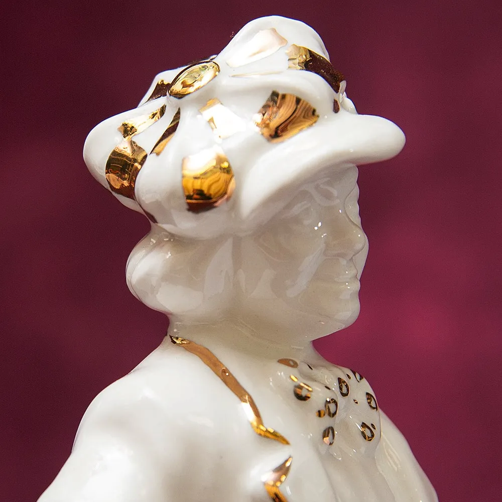 Авторская Коллекционная Фарфоровая Статуэтка Клоун - «Олег Попов» Россия.