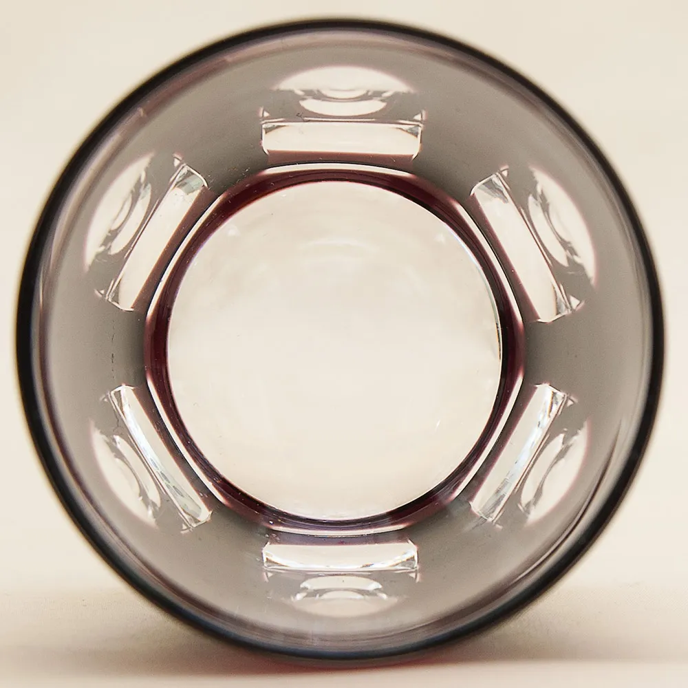 Набор для Виски Графин и 4-е Стакана серия «ANTIKA» Цветной Хрусталь, NACHTMANN Германия, 70 -е годы.