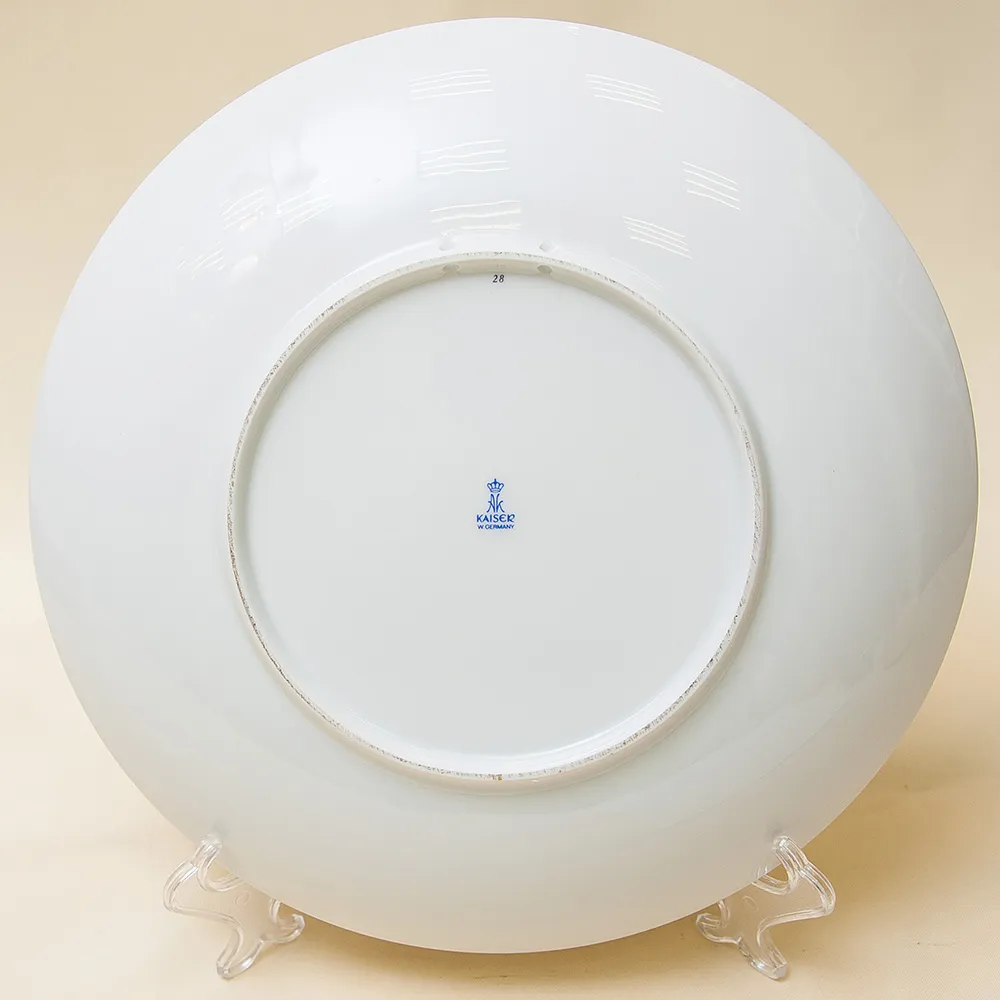 Большое Коллекционное Блюдо - Тарелка «Цветение Лета» Фарфор KAISER Германия.