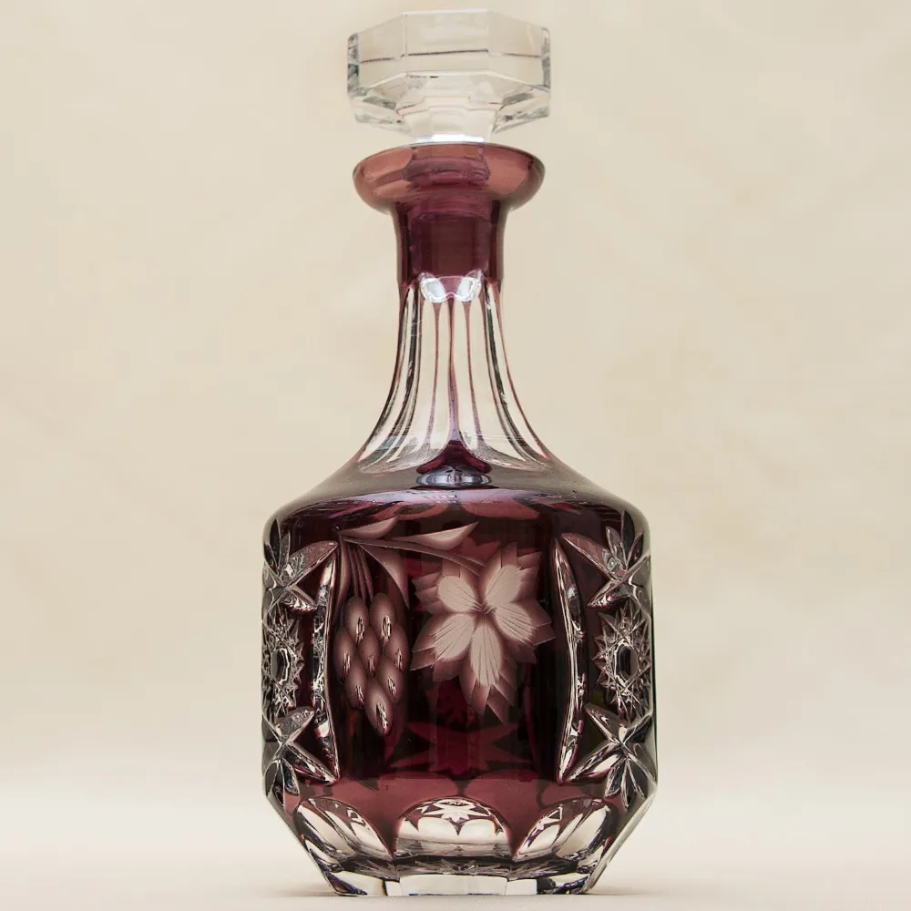 Набор Графин и 6-ть Рюмок «Marsala Glass - Виноград», Хрусталь NACHTMANN Германия, 60 -е годы ХХ века