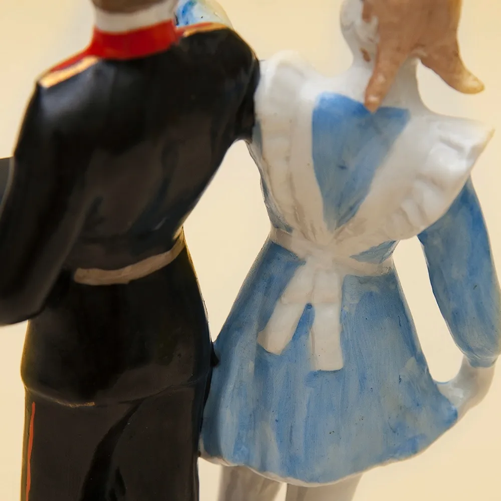 Статуэтка - Фарфоровая Композиция «Первый Вальс» СССР Дулево -1951 год.