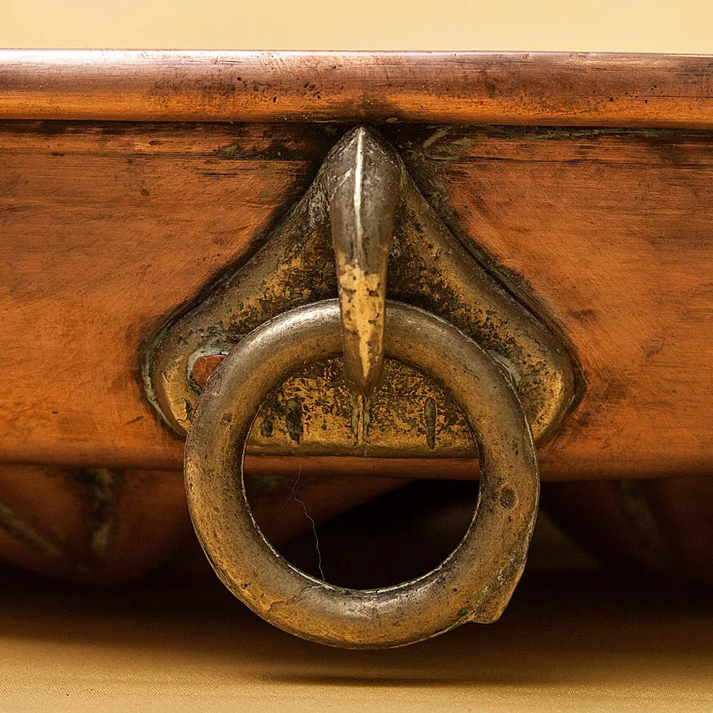 Большая Медная Форма для выпечки без ручки, D-32 см. Франция, начало ХХ века!