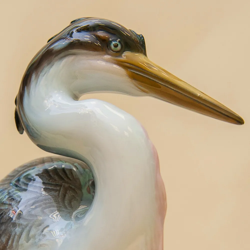 Редкость!!! Птица - Фарфоровая Статуэтка «Малая ЦАПЛЯ» ROSENTHAL Германия -1964 год.