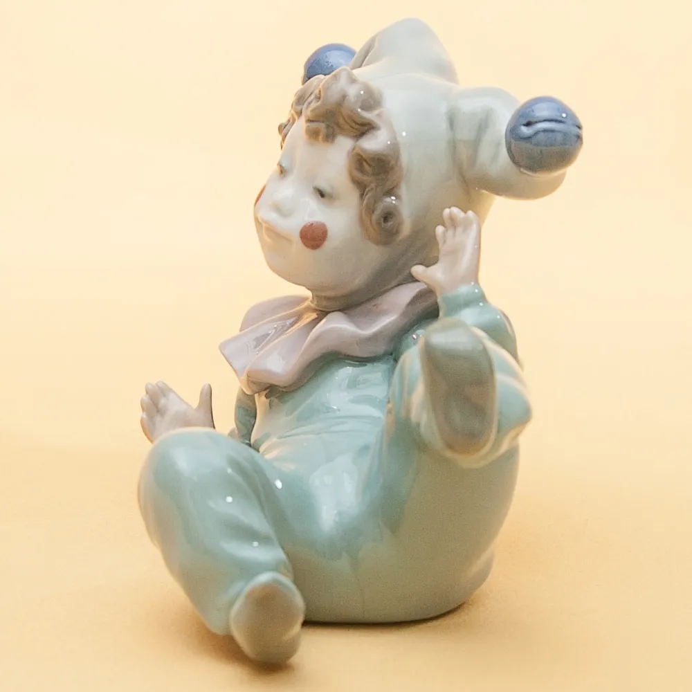 Фарфоровая статуэтка «Маленький Клоун - JANGLES». NAO by Lladro, Испания - 1988 год.