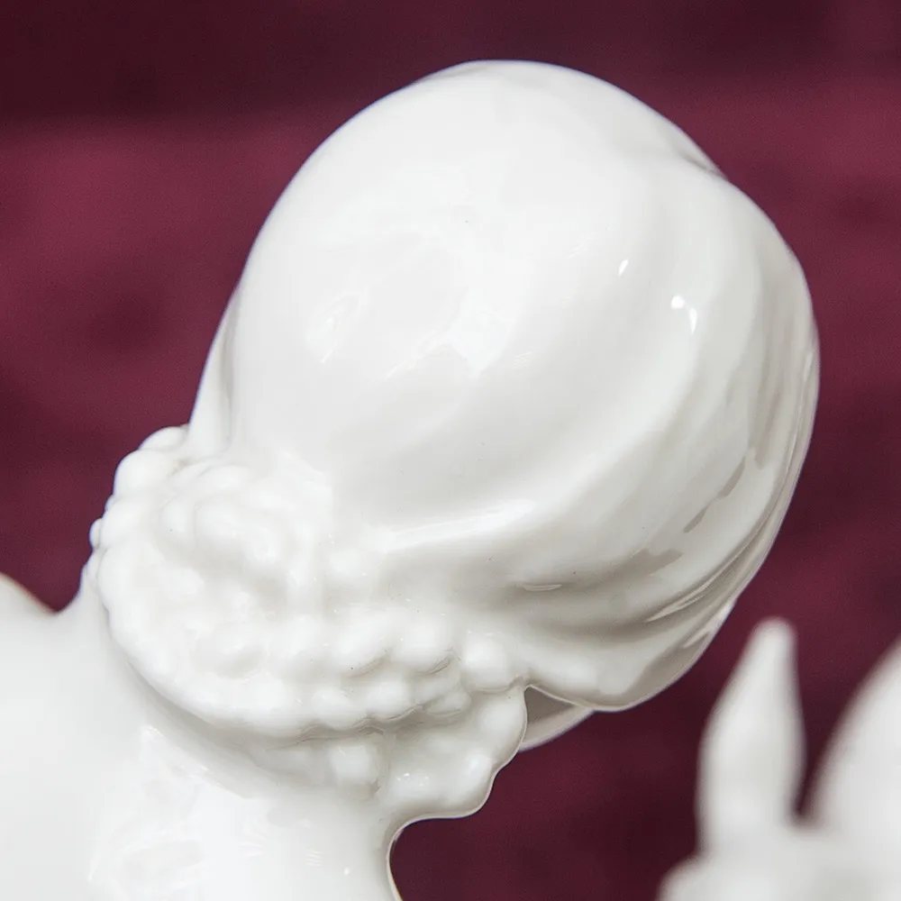 Редкая Фарфоровая Статуэтка «Девушка с Олененком», Hutschenreuther,  Германия -1955 год.