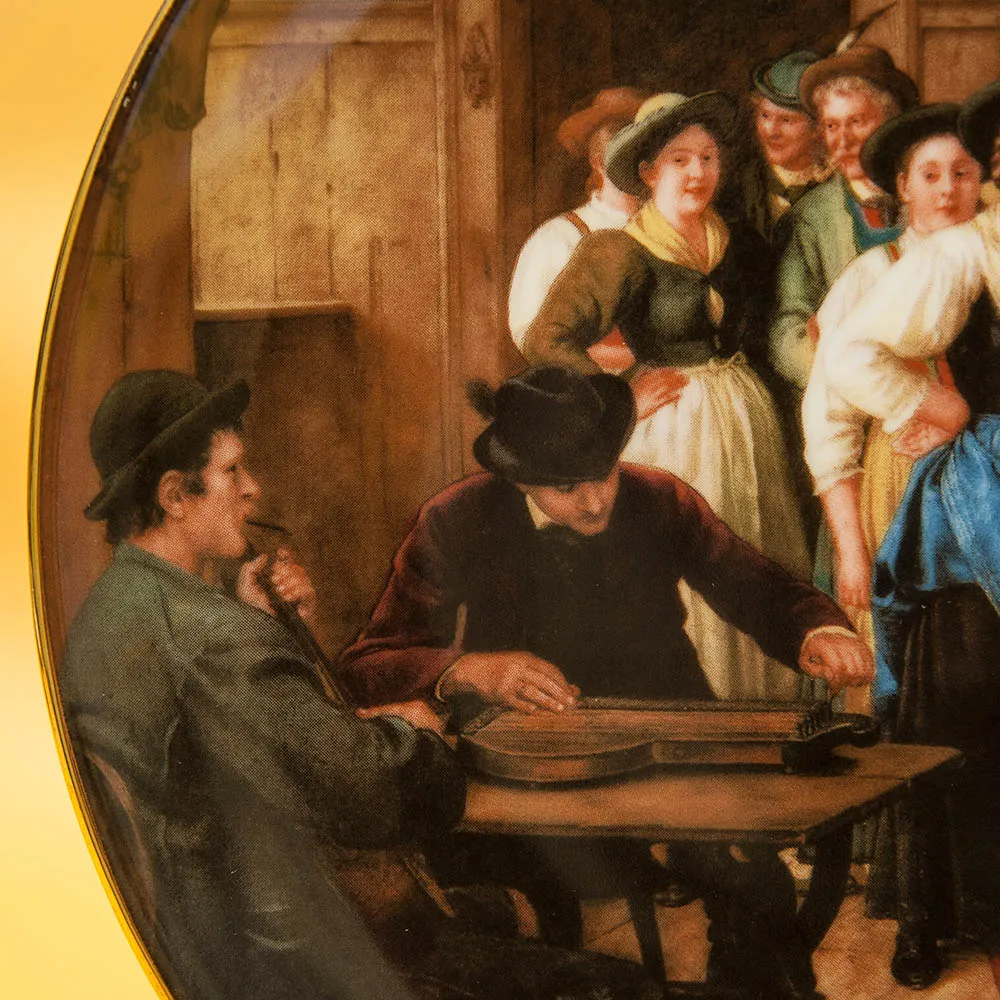 Коллекционная Тарелка «ТАНЦЫ» Фарфор, Lilien Porzallan, Австрия -1989 год.