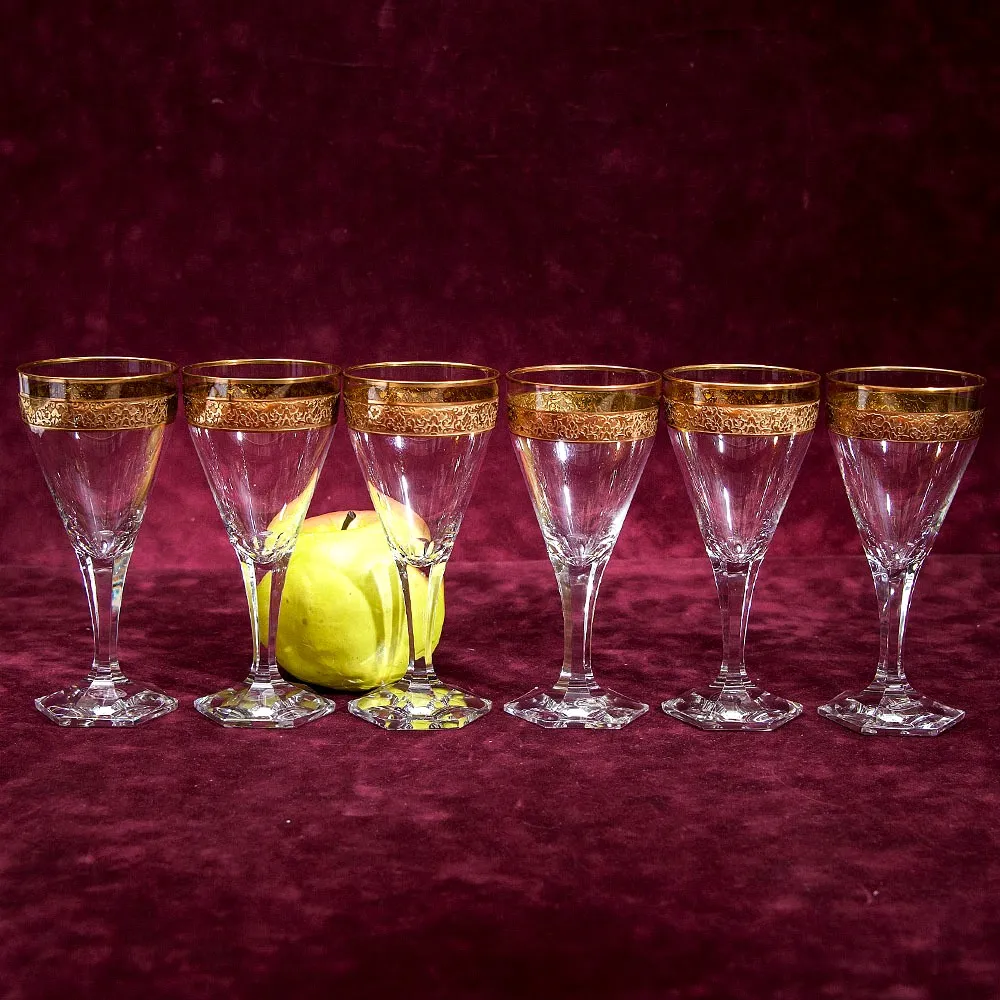 Набор 6-ть Хрустальных Рюмок серия «Copenhagen», MOSER - МОЗЕР Чехия.