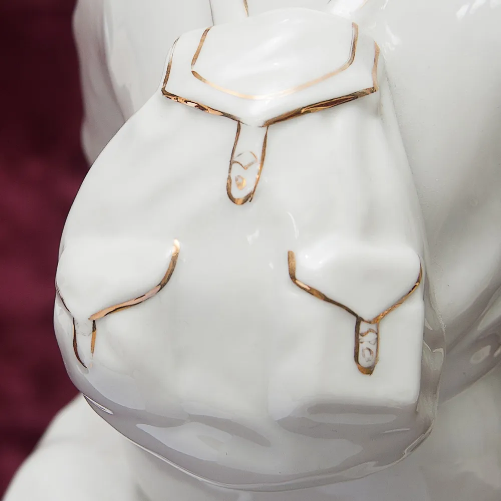 Большая Фарфоровая статуэтка «Юный геолог», СССР Полонне ЗХК, середина ХХ века. 