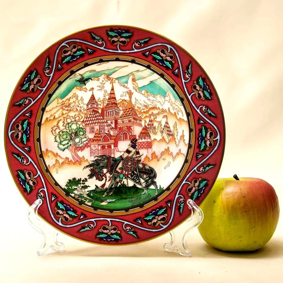 Коллекционная Тарелка «Русские Сказки» - «Иван-Царевич» Фарфор, Villeroy&Boch Германия -1990 год.