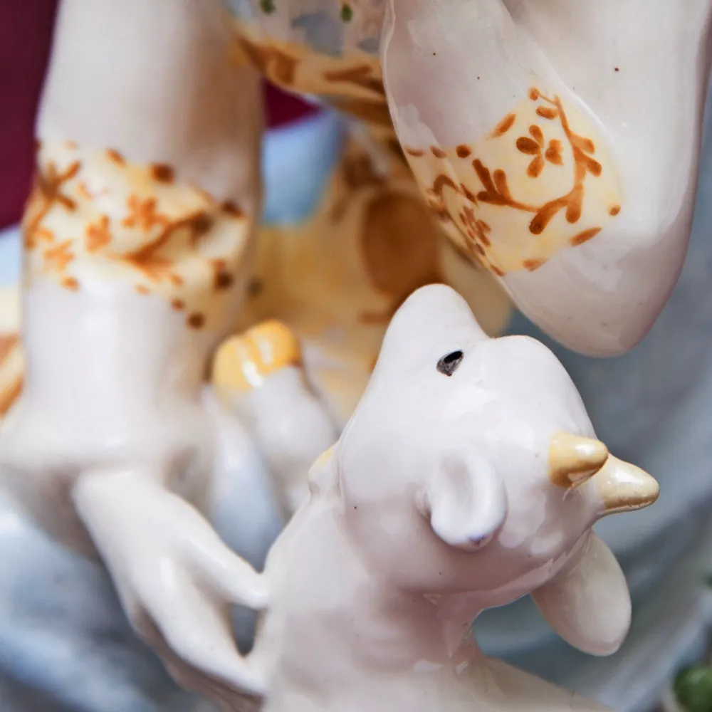 Редкость! Фарфоровая Статуэтка «Аленушка и братец Иванушка» ЛЗФИ. СССР 60-е годы ХХ века..