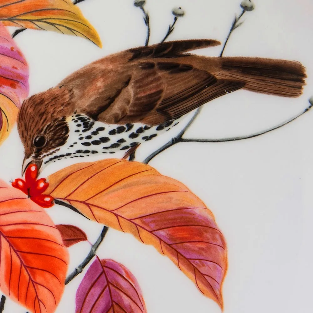 Коллекционная Тарелка - Блюдо «Лесные Дрозды» Фарфор, WEDGWOOD Англия 1977 год.