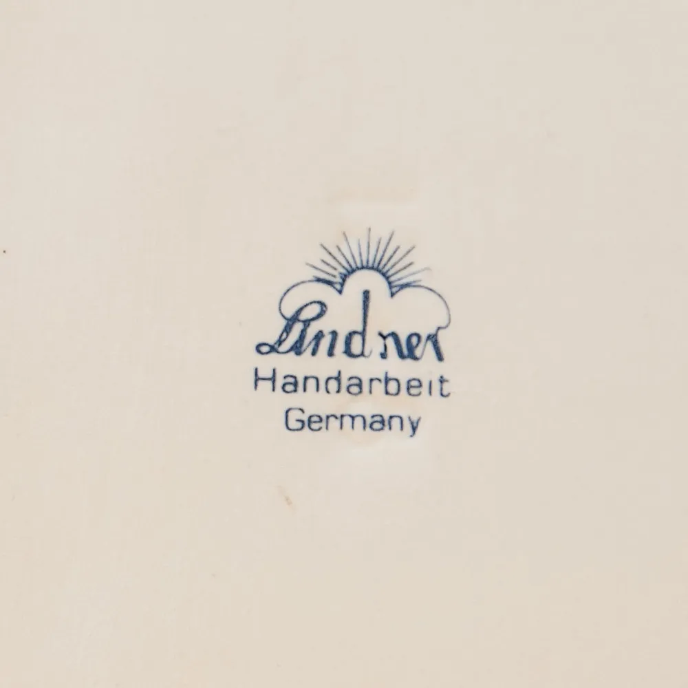 Коллекционный Набор из Трех Фарфоровых Плакеток - Картин - Панно «Летние Цветы», Lindner Германия.
