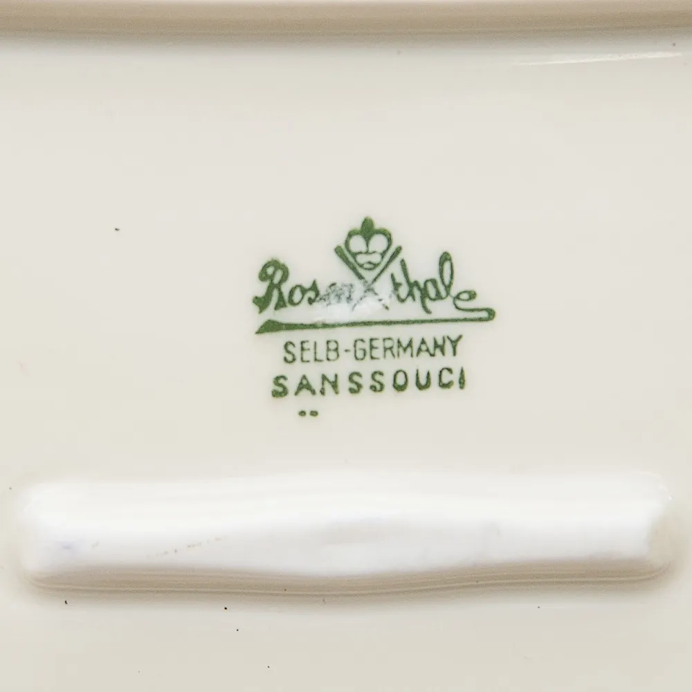 Большое Сервировочное Блюдо - Поднос из коллекции «SanS Souci» Фарфор Розенталь / Rosenthal, Германия.