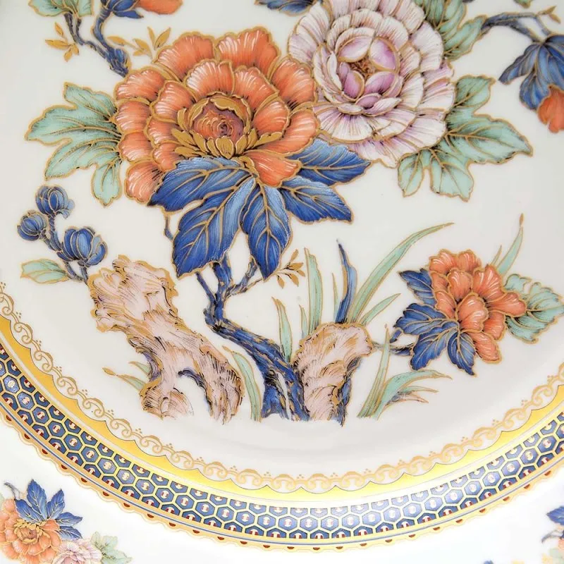 Коллекционная Авторская  Тарелка - Блюдо «Duchesse» Фарфор KAISER Германия D -32 см.