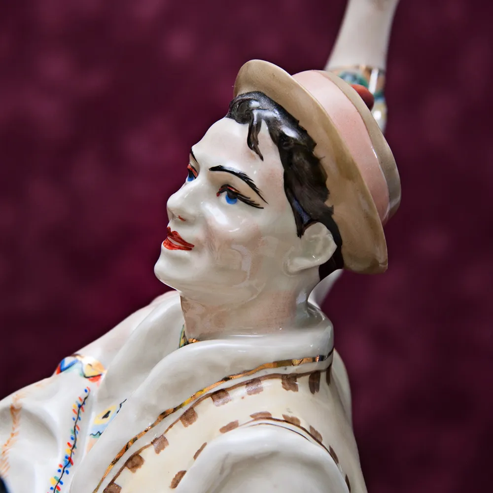 Редкость!!! Большая Фарфоровая Статуэтка «Гуцульский танец. Коломийка» Городницкий ФЗ - CCCР.