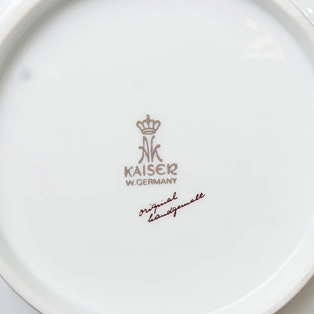 Коллекционное Сервировочное Блюдо - Тарелка, Прорезной Фарфор  KAISER Porzellan Германия.