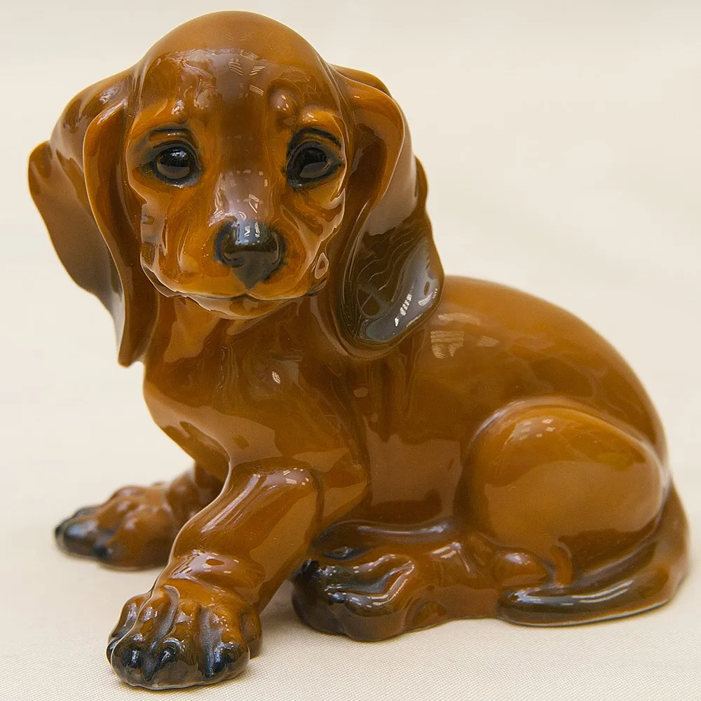 Коллекционная Статуэтка Собака, «МАЛЕНЬКАЯ ТАКСА», Фарфор ROSENTHAL, Германия -1974 год.