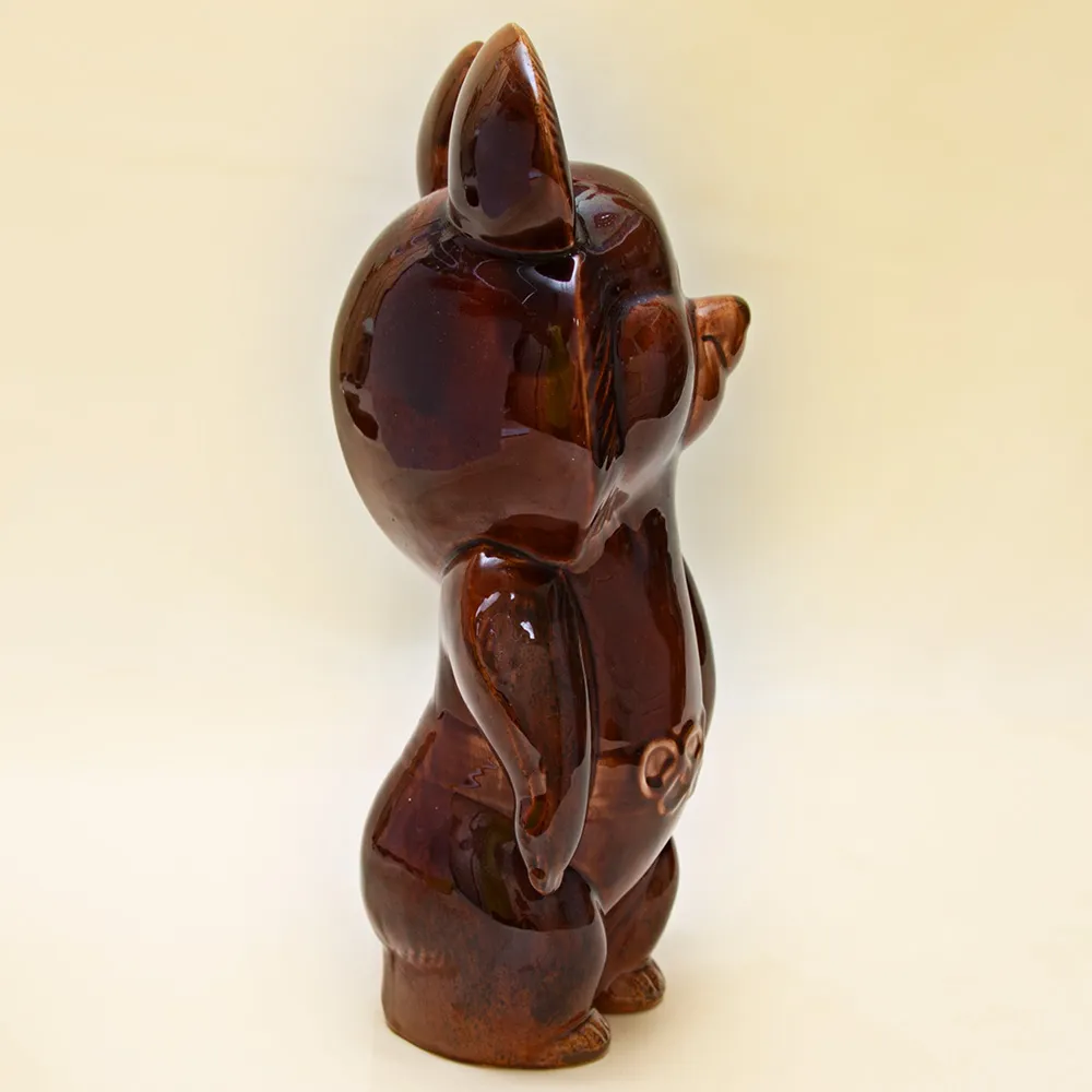 Большая Коллекционная Статуэтка «ОЛИМПИЙСКИЙ МИШКА», Фаянс ЗиК Конаково СССР -1980 год.