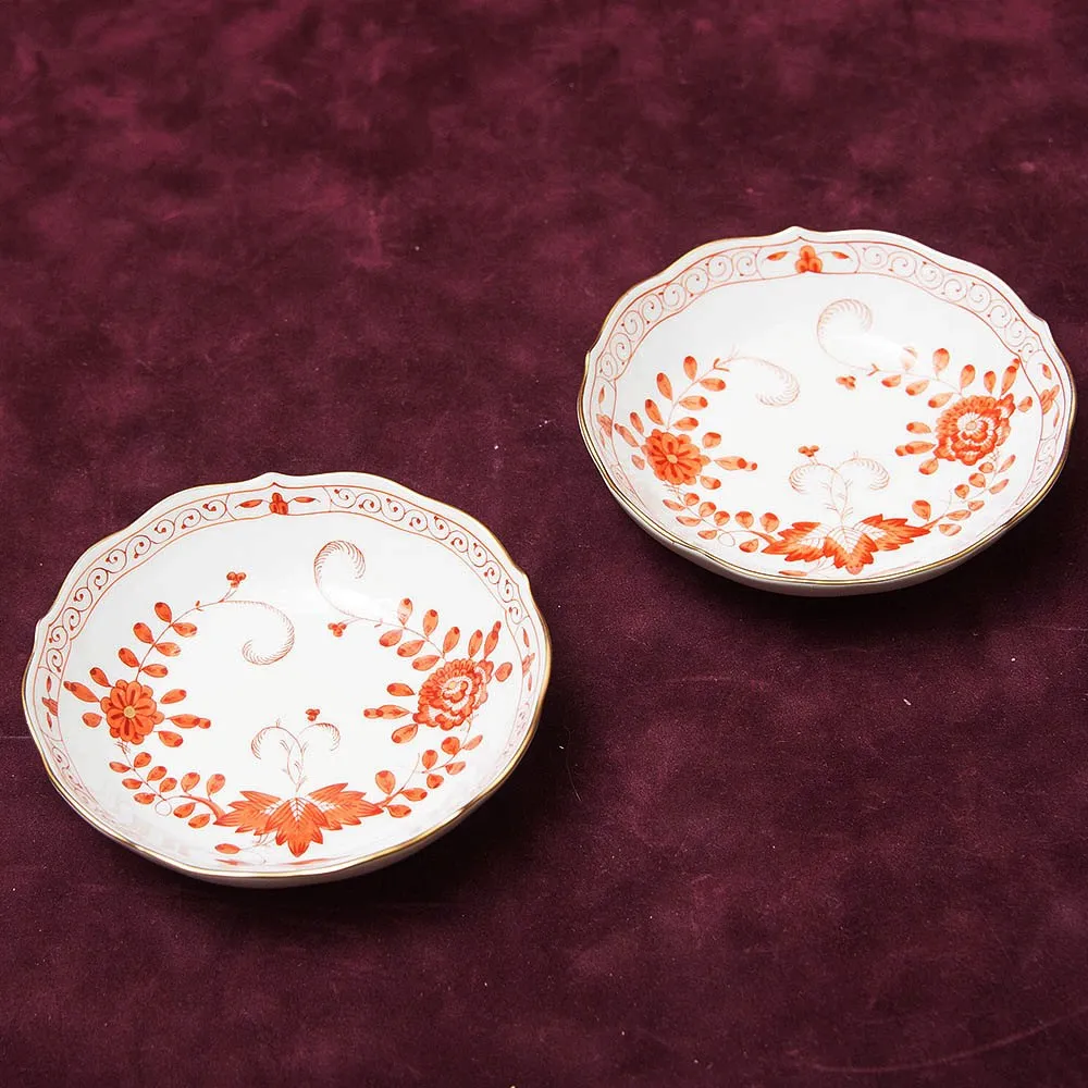 Чайный Сервиз «Индийский цветок» на 6-ть персон Фарфор MEISSEN / МЕЙСЕН Германия.