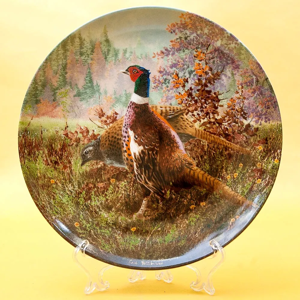 Коллекционная Тарелка «ФАЗАНЫ» Фарфор KAISER Porzellan Германия 1992 год.