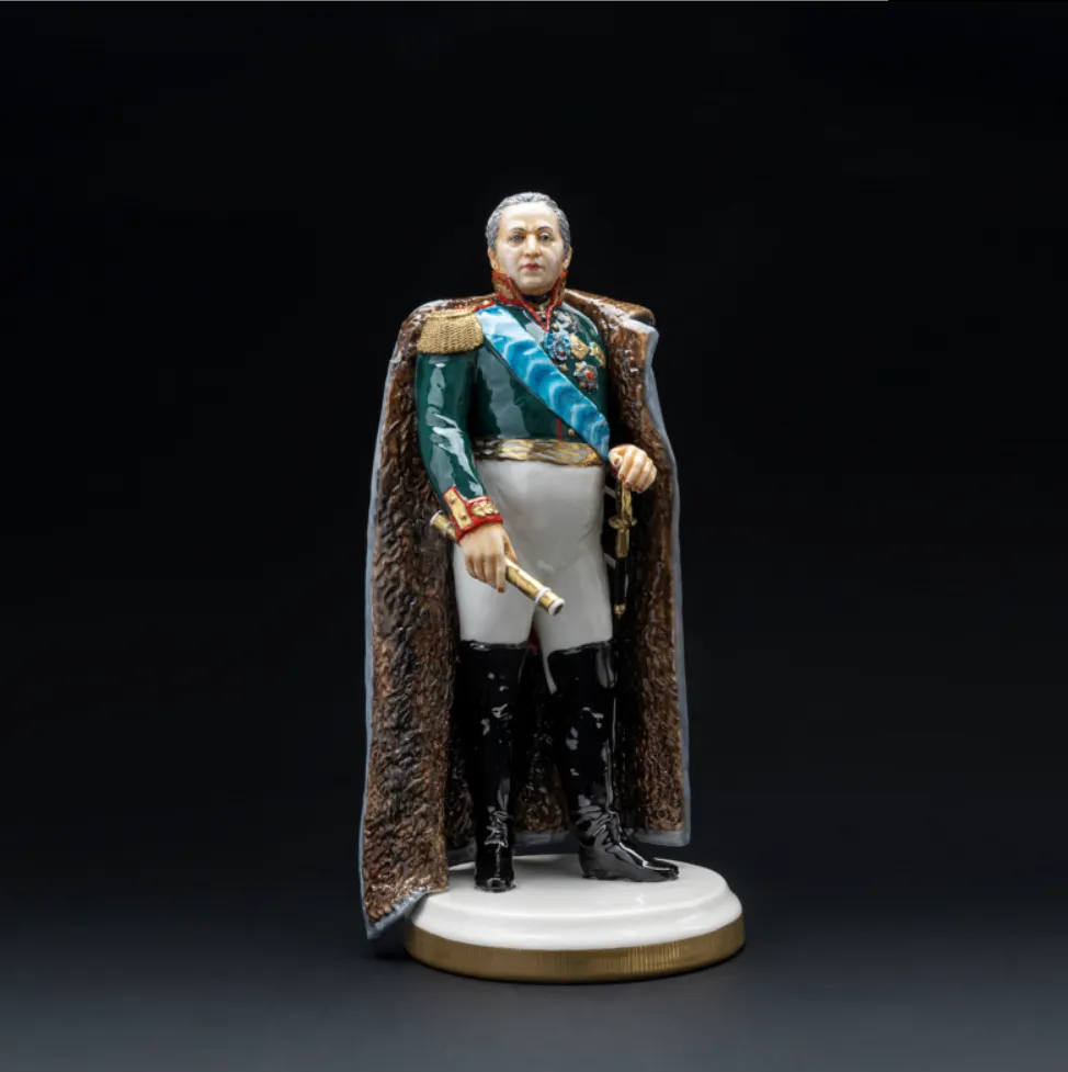 Коллекционная Авторская Статуэтка «Генералы Отечественной Войны 1812 года - Кутузов М.И.», фарфор, Россия. 