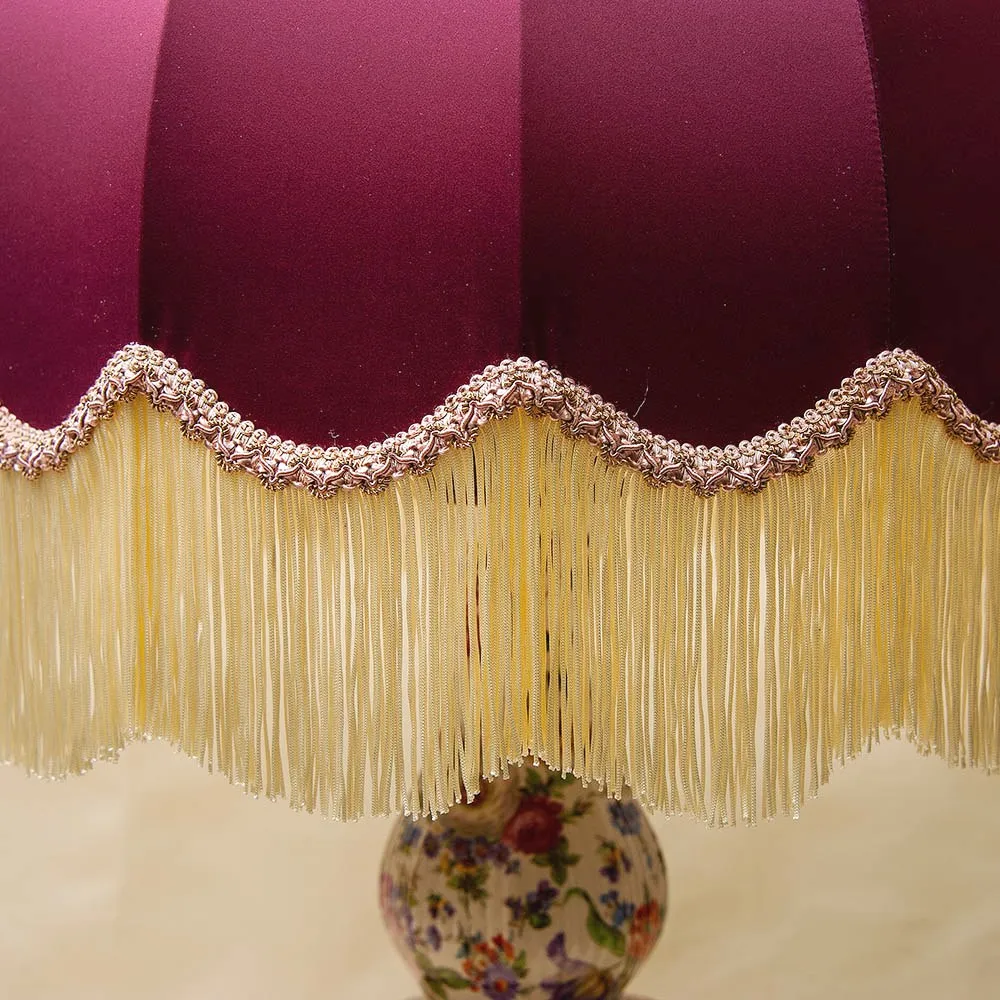 Большая Настольная Электрическая Лампа - Светильник «Цветочная Симфония» Бельгия Н-76 см.