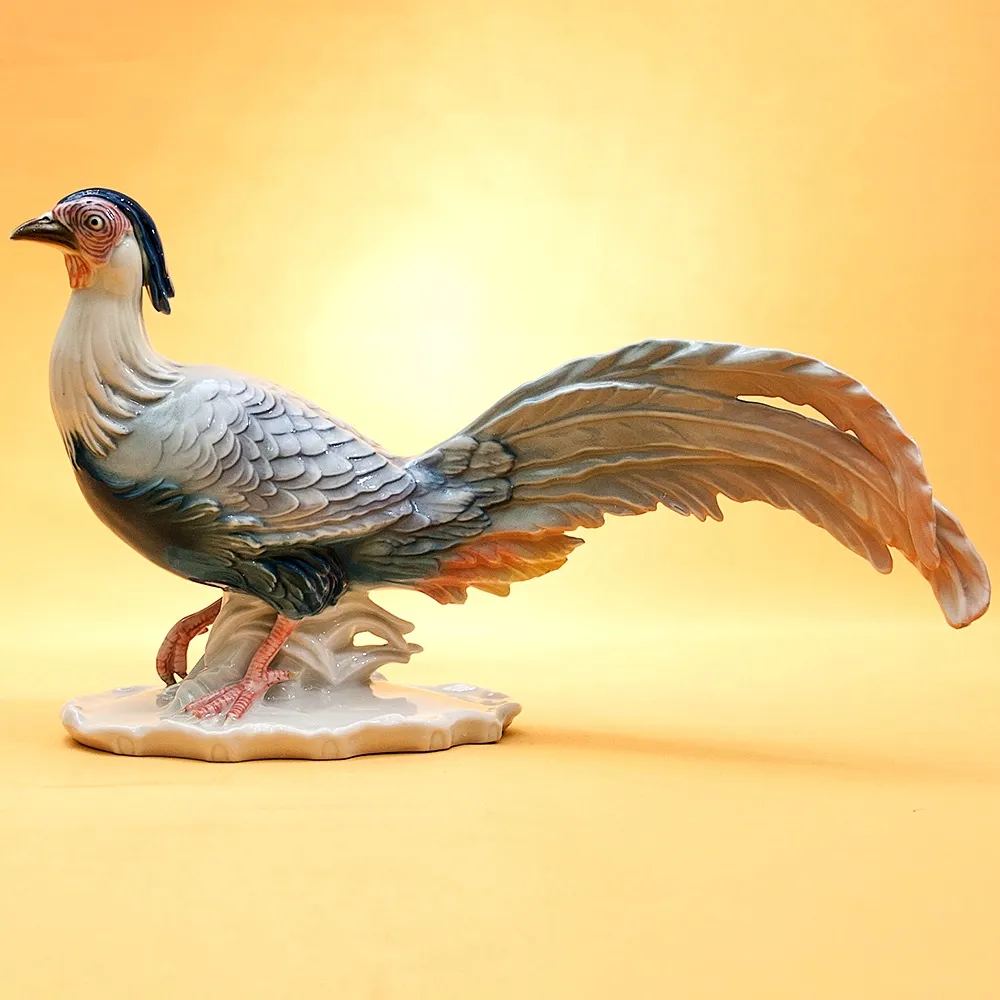Птица - Фарфоровая статуэтка «Фазан», Карл Энс / Karl Ens,  Германия, 50-е годы ХХ века.