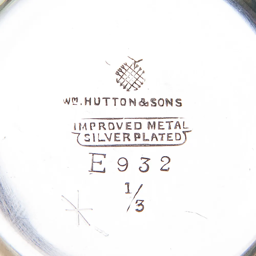 Набор для подачи Чая, АРТ ДЕКО, Silverplate William Hutton&Sons Англия, начало ХХ века.