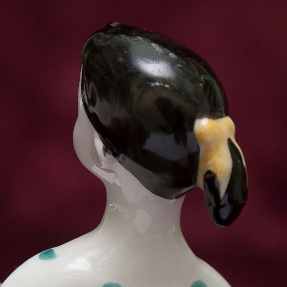 РЕДКОСТЬ!! Фарфоровая Статуэтка «Бадминтонистка», ЛФЗ СССР - 1955 год.