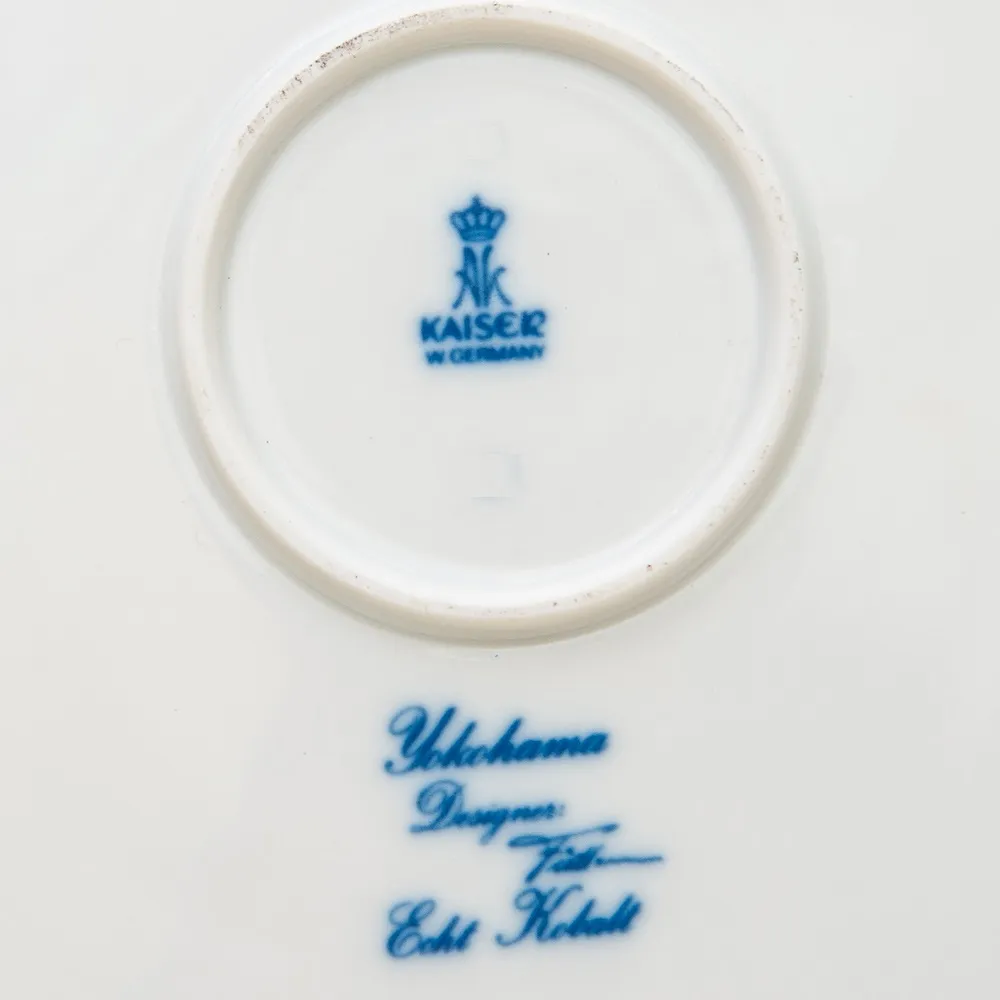 Большое Коллекционное Блюдо - Тарелка из серии «Yokohama», Фарфор KAISER, Германия D -39 см.