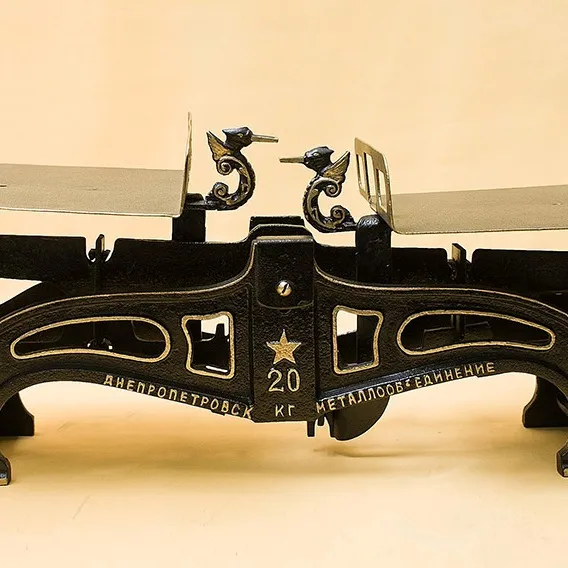 Редкость! Большие Чугунные Весы на 10 кг. СССР образца 1929 года!