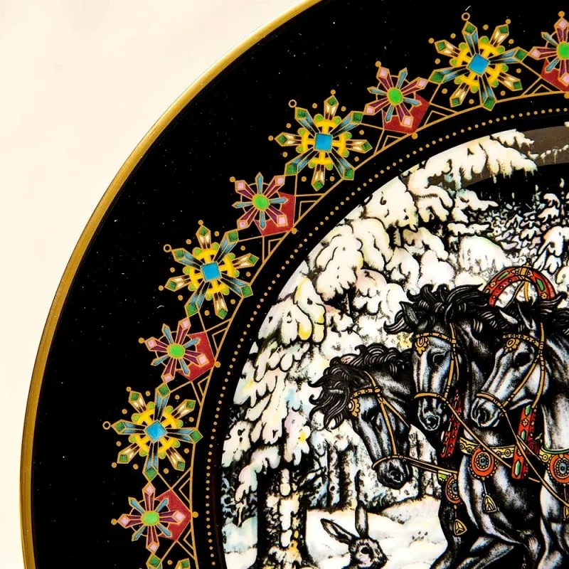 «МОРОЗКО» - Коллекционная Тарелка «Русские Сказки»  Фарфор, Villeroy&Boch Германия -1986 год.