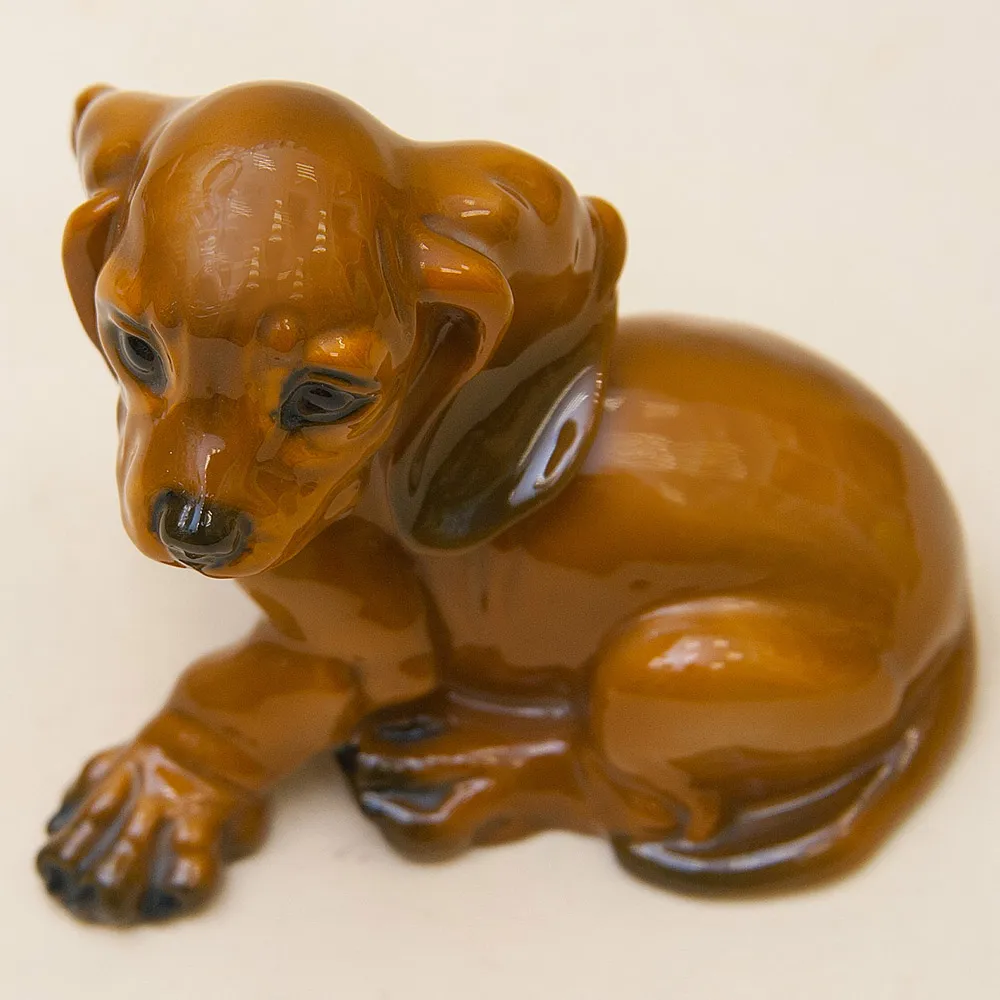Коллекционная Статуэтка Собака, «МАЛЕНЬКАЯ ТАКСА», Фарфор ROSENTHAL, Германия -1974 год.