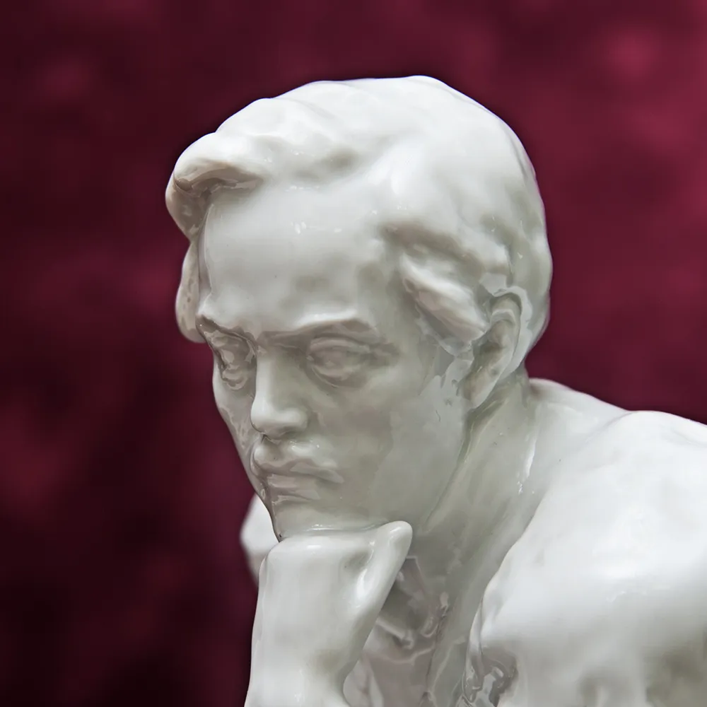 Редкость! Авторская Фарфоровая статуэтка «Лермонтов на скале», СССР ЛФЗ.