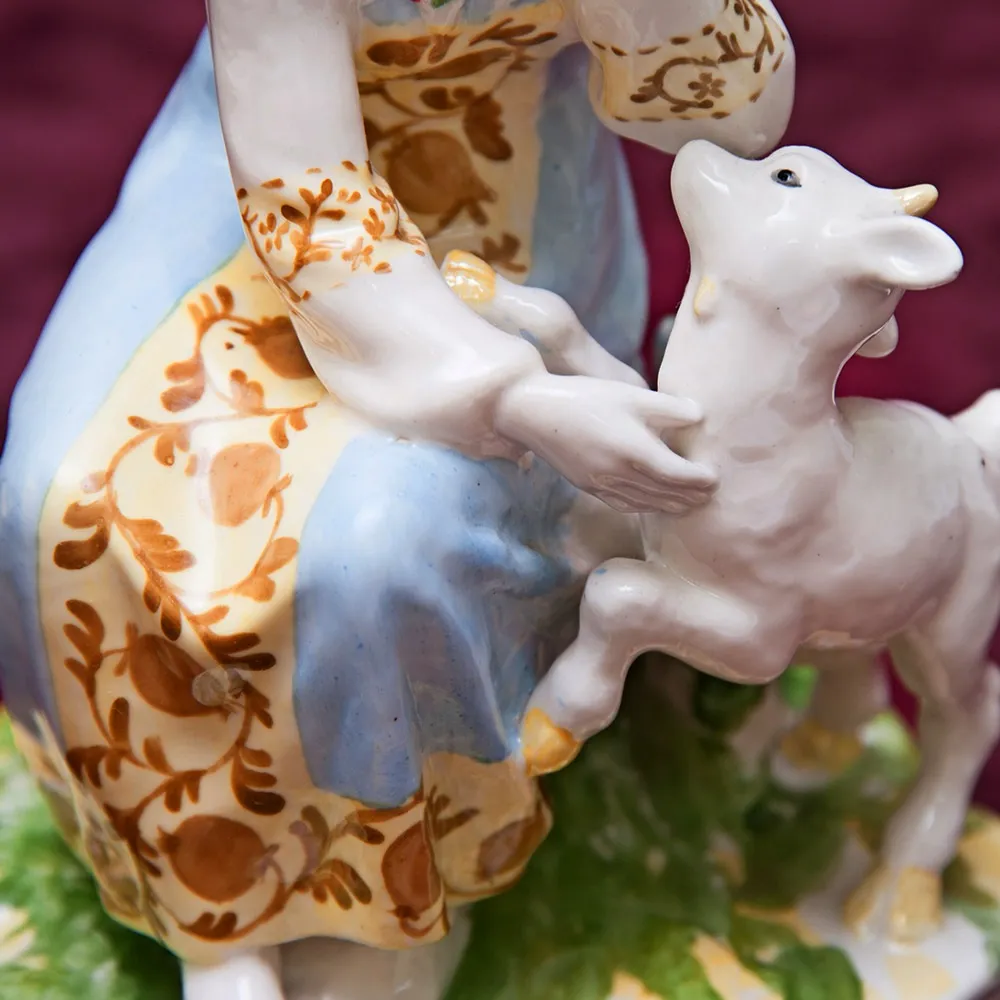 Редкость! Фарфоровая Статуэтка «Аленушка и братец Иванушка» ЛЗФИ. СССР 60-е годы ХХ века..