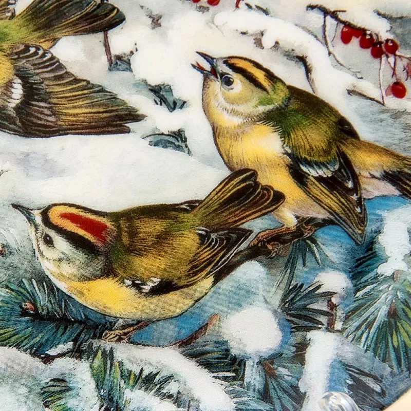 Коллекционная Тарелка «Корольки в лесу» Фарфор, Hutschenreuther, Германия -1992 год.