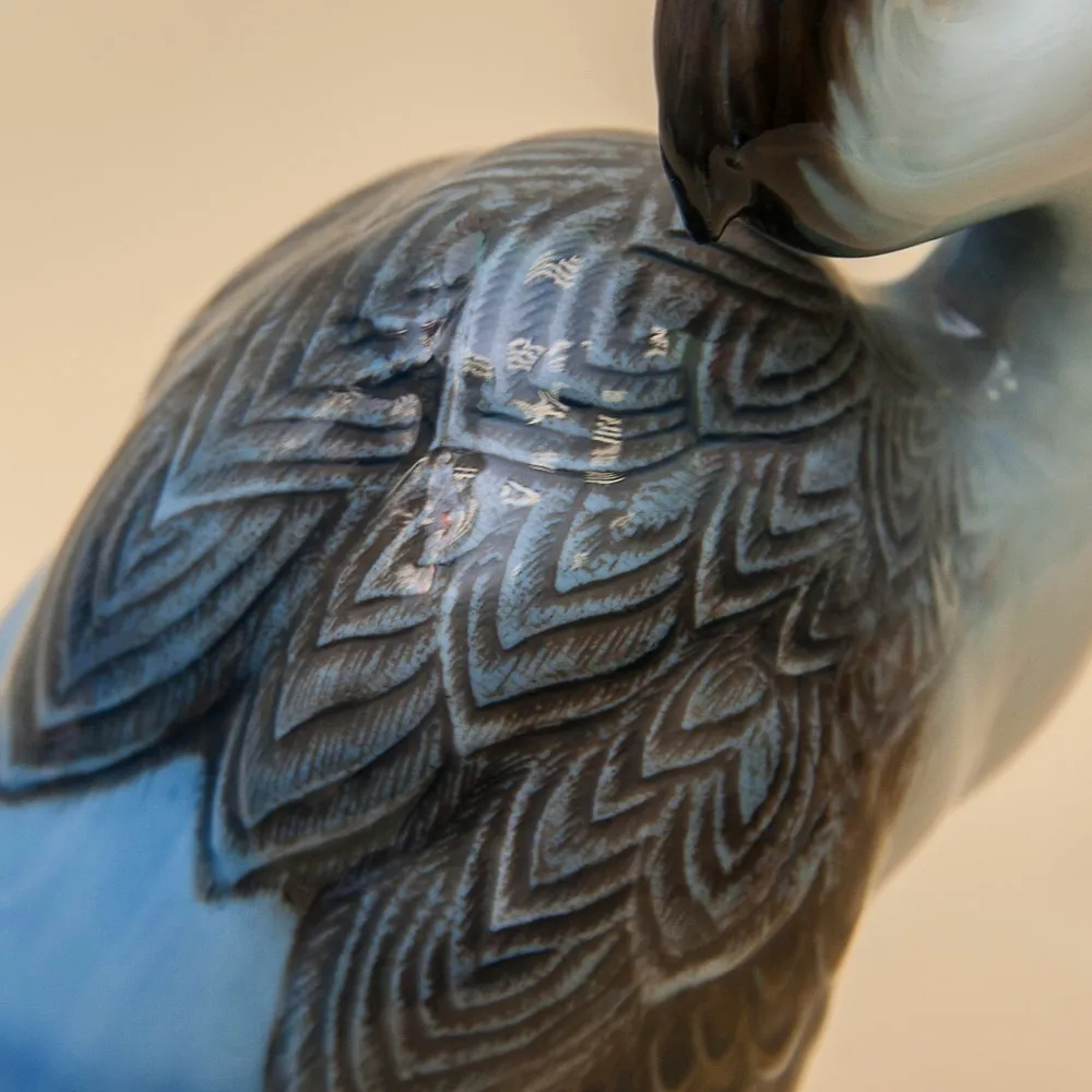 Редкость!!! Птица - Фарфоровая Статуэтка «Малая ЦАПЛЯ» ROSENTHAL Германия -1964 год.