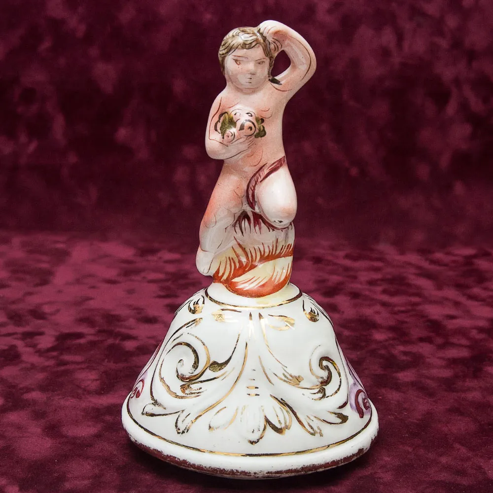 Большой Декоративный Кувшин - Ваза «Райский Сад», Фаянс Capodimonte / Каподимонте Италия Н-53 см.