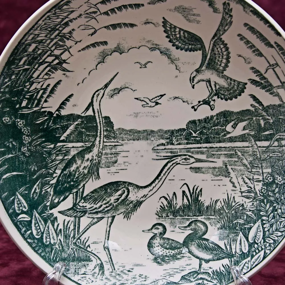 Декоративная Тарелка «Птичий мир» ЗиК Конаково СССР - 1974 год.