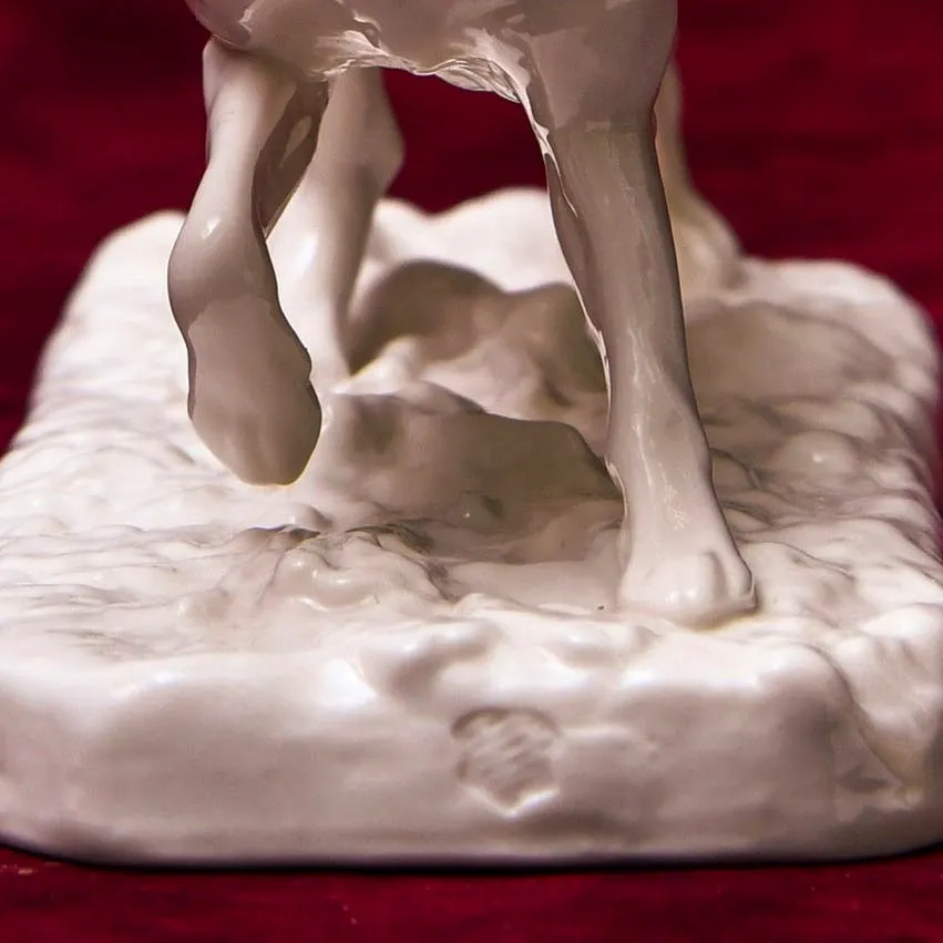 Антикварная Фарфоровая Статуэтка «Охотничья Собака - Сеттер», Nymphenburg, Германия первая половина ХХ века.