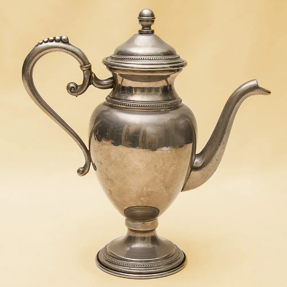 Классический Металлический Кофейник - Чайник на 0,5 литра. SHEFFIELD Англия, 50-е годы ХХ века.